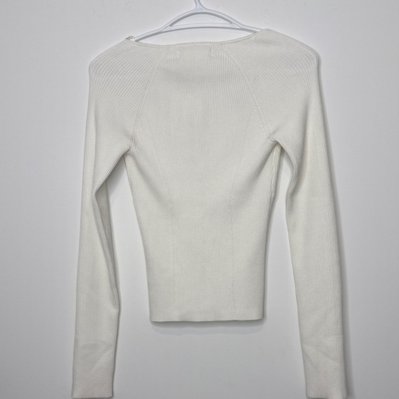 Oak + Fort SQUARE NECK SWEATER size Small - Picture 7 of 9